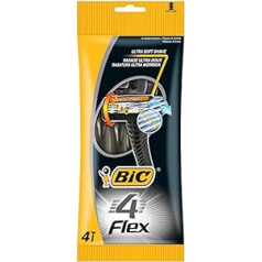 BIC Flex 4 Razor (4 Blades) + Lubricating Strip