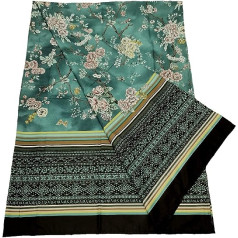 Bassetti Foulard Pallanza V2 9324046 Maco Satin Cotton 270 cm x 270 cm zaļa