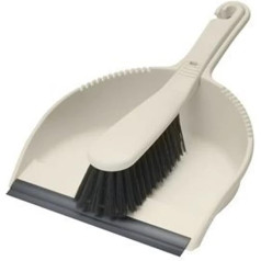 Addis Cream Linen Dustpan and Brush