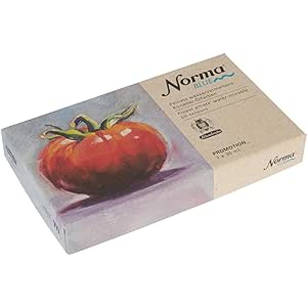 Schmincke - NORMA® Blue, 71 751097, ikdienas krāsošanas komplekts, kartona komplekts, 7 x 35 ml, ļoti pigmentēts, gaismas izturīgs, vislabāk ūdenī šķīstošās Artist eļļas krāsas, vegāns, vāja smarža