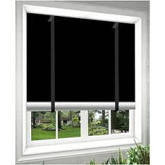 AICOYA Window Blackout Fabric, Portable Blackout 240 x 145 cm with Suction Cups, Sun Protection, Roof Window Blackout