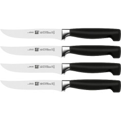 Zwilling 140 x 250 mm 4 zvaigžņu steika nazis, 4 komplekts, nerūsējošais tērauds