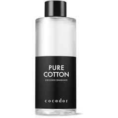 COCODOR difuzora uzpildes pudele/tīra kokvilna/200 ml, 1 gabals/istabas aromāts, smaržu eļļas difuzori, smaržu kociņi, mājas piederumi un dekorācijas, aromterapija