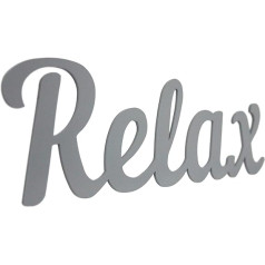 Henry Hannah Relaxation Sign for Bathroom Ornaments and Accessories - Metal Wall Art Signs and Signs Bedroom Spa Bathroom Decoration Bathroom Ornament - Bathroom Signs Decoration