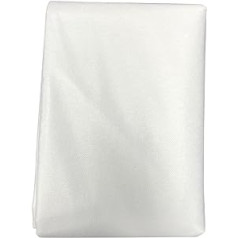 30g - 5m balts gludeklis uz poliestera audums drēbju šūšanas piederumiem, vienpusējs pašlīmējošs, viegls kausējams 100 cm plats