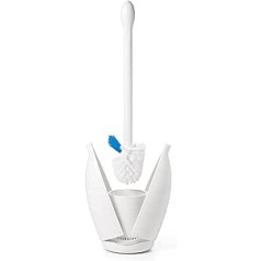 OXO GG Toilet Brush W/ Rim Cleaner White