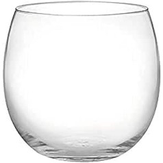 H&h komplekts 6 bicchieri bubbly in vetro trasparente cl 46