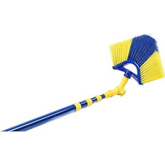 Neustanlo Corner Broom with Telescopic Handle Extendable to Approx. 4.10 m Telescopic Spider Brush