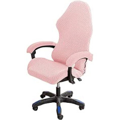 LIFEDX spēļu krēslu pārvalki Spēļu krēsla pārvalku komplekts pa 4, Biroja krēsla grozāmais krēsla pārvalks ar roku balstiem/krēsla atzveltnes pārvalks, elastīgi krēslu pārvalki datorspēļu krēslam, sacīkšu stils, biroja krēsls