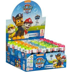 Dulcop 103693000 Seifenblasen, Modell Paw Patrol, 36 Tuben, 60 ml