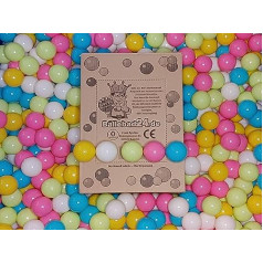 BB03 Organic Ball Pit Balls Made from Renewable Sugar Cane Raw Materials 6 cm Diameter