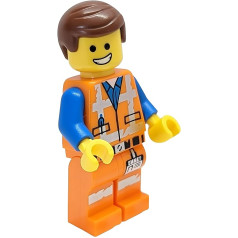 LEGO The Movie 2: Emmet Minifig ar smaidu un nobiedētu izskatu