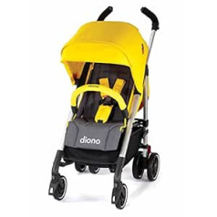 Diono Flexa City Ready Pushchair with Rain Cover - Yellow Sulphur