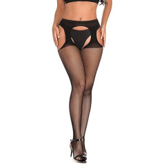 Adove Sexy Suspender Stockings Black for Women Suspender with Stockings and Holder