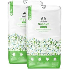 Amazon Brand: Mama Bear - 160 ultra-dry nappies - size 4+ (9-15 kg).