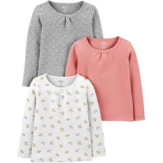 Simple Joys by Carter's Girls Long Sleeve Tops Multi Packs