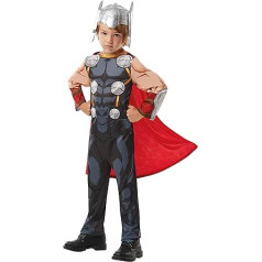 Rubie's Official Marvel Avengers Thor Classic Childs Costume, Kids Superhero Fancy Dress