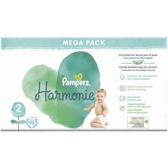 Pampers Harmonie 93 autiņbiksītes, 2. izmērs (4-8 kg)