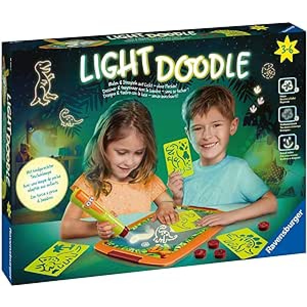 Ravensburger 18104 Light Doodle Dinosaurs