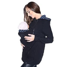 3073A Women’s Fleece Hoodie and Baby Carrier Pullover for Two 38 / M