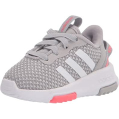 Adidas Unisex Child Racer TR 2.0, pelēks/balts/signalrozā, 2,5 M US