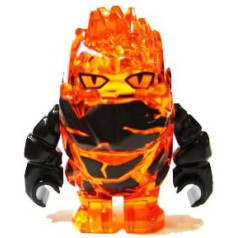 Akmens briesmonis FIRAX (Trans-oranžs ar melnām rokām) LEGO Lego Power Miners minifigūra