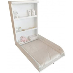 Baby DAN Wall Mounted Metal Changing Table - White