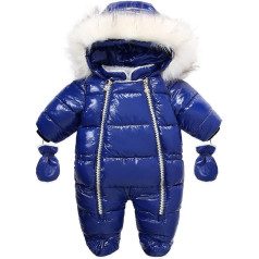 Kobilee Onesie Ziemas silts 6-9 mēnešu Ziemas kombinezons ar rāvējslēdzēju