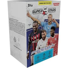 Topps UEFA Superstars 22/23 Value Box (9 paketes)