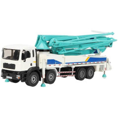 1:55 Mini Concrete Pump Truck Toy Alloy Technology Construction Machinery Model Children and Collections