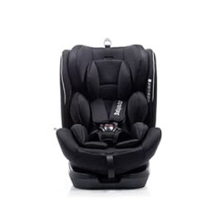 Babyauto Child Seat Rotatable - 0-36 kg, up to 12 Years, 360° Rotatable, Isofix Child Car Seat with i-Size Safety, Five-Point Belt, Group 0+/1/2/3, Antrecite