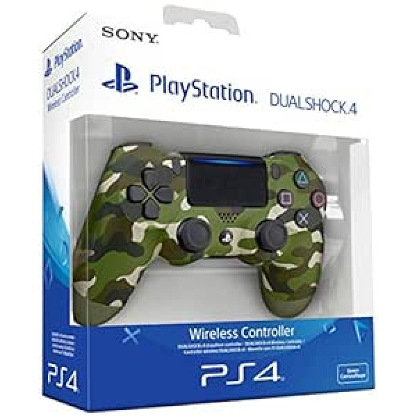 Sony — Dualshock 4 V2 Mando Inalámbrico, krāsa zaļa Camuflaje (PS4)