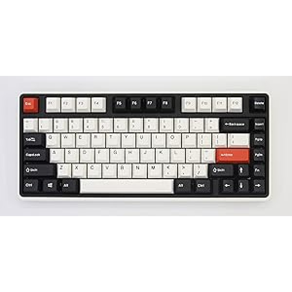 Varmilo VXT81 Retro bezvadu spēļu tastatūra, MX Black Clear — ASV izkārtojums