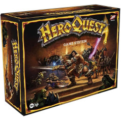 Avalon Hill HeroQuest Game System Table Board Game, Immersive Fantasy Dungeon Crawler Adventure Game for Children Aged 14+, 2-5 Players