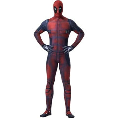 Top Totty vīriešu pilna ķermeņa ķermeņa Dead Pool Superhero Cosplay Helovīna iedomātā kleita ballītes kostīms