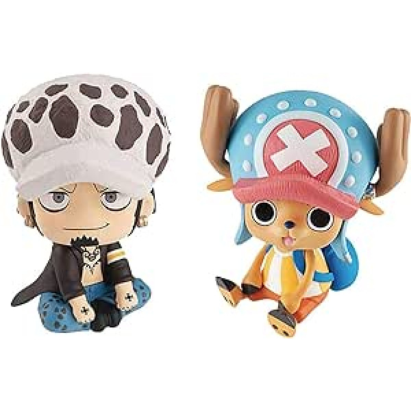 Megahouse — One Piece — Look Up sērija — Tony & Law 2 daļīgs figūriņu komplekts ar dāvanu