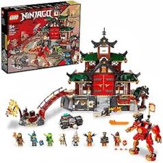 LEGO 71767 Ninjago Ninja Dojo Temple from Master of Spinjitzu, Building Set with 5 Rooms, Includes 8 Mini Forges such as Lloyd, Kai and Snake Action Figures, Ninja Toy for Children from 8 Years