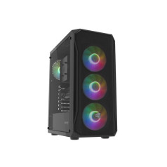 Fury Shobo SH4F RGB Midi Tower futrālis ar logu, melns