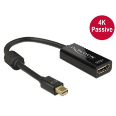 Adaptera displeja ports mini 1.2->hdmi(f) 4k 20cm