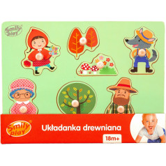 Red riding hood wooden puzzle