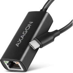 Axagon Ade-arc gigabit Ethernet tīkla kartes adapteris, usb-c 3.2 gen 1, automātiska instalēšana