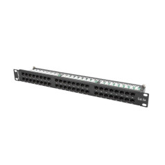 Patch panel lanberg ppu5-1048-b (1u; 19"; cat. 5e; 48xrj-45)