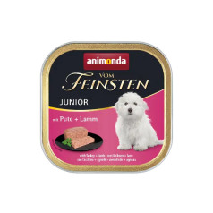 Animonda dog veom feinsten junior turkey & lamb - mitrā suņu barība - 150 g