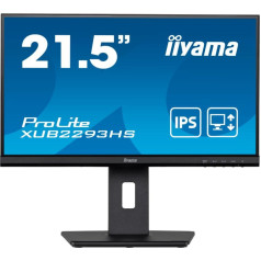 Monitors 22 collas xub2293hs-b5 ips, HDMI, dp, ir (150 mm), 2x1w