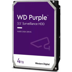 WD Purple 4TB cietais disks 3.5 256MB 5400RPM WD43Purz