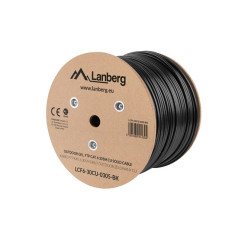 f/utp cable lanberg lcf6-30cu-0305-bk (f/utp, rj45 - f/utp, rj45 ; ftp; 305m; cat. 6; black)