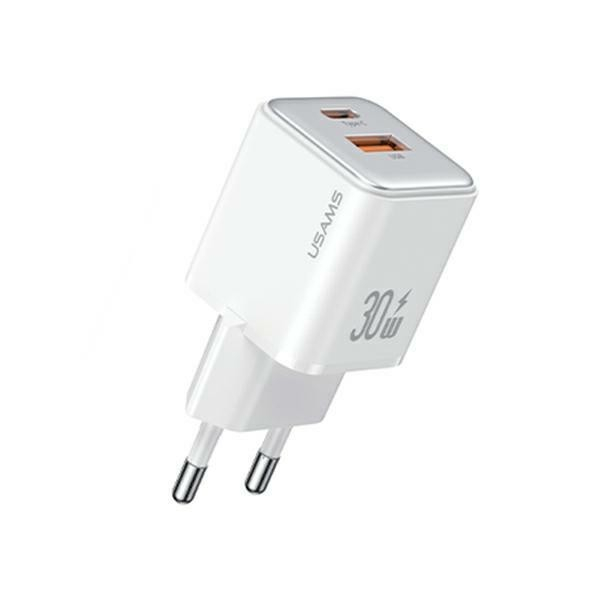 USB-C+USB-A PD 3.0 30W ātrais lādētājs