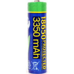 Akumulators Energenie Lithium-ion 18650 Protected 3350mAh