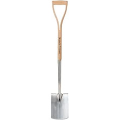 Kent & Stowe Garden Life Stainless Steel Digging Spade Lightweight and Compact Traditionally Designed Garden Spade All-Season Appliances Made