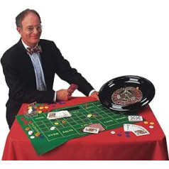 CHH 5000XXL Roulette- und Blackjack-Set, 40,6 cm, Schwarz, Grün